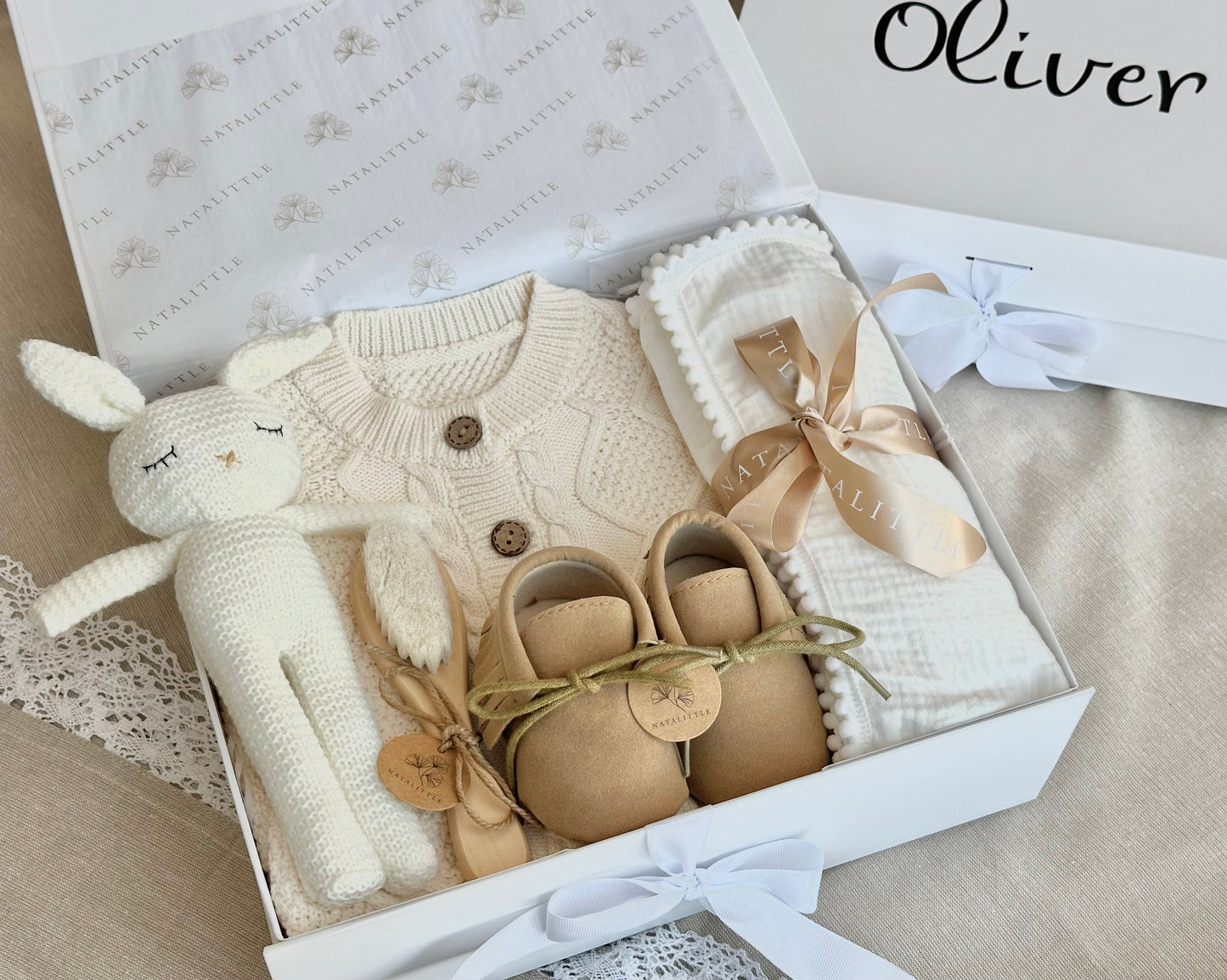 Personalized Baby Boy Gift Set