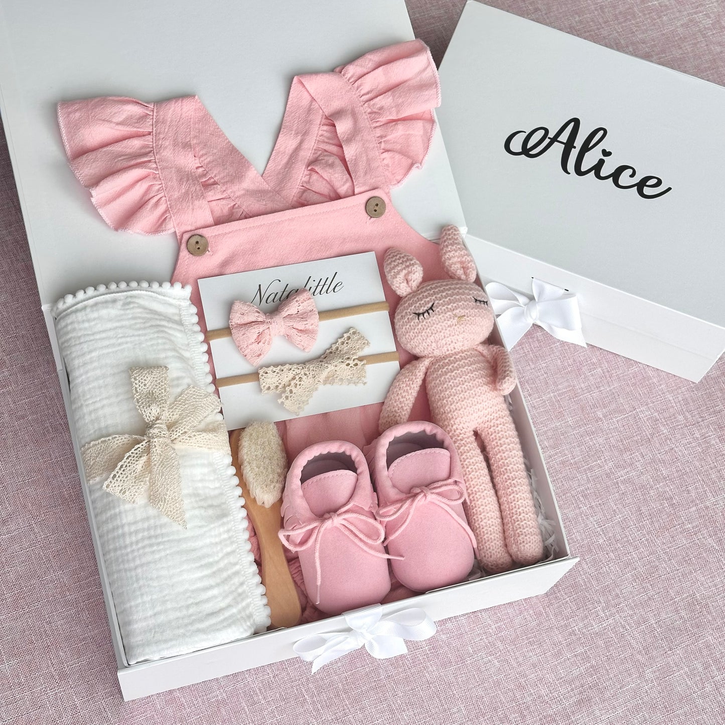Personalized Baby Girl Gift Set