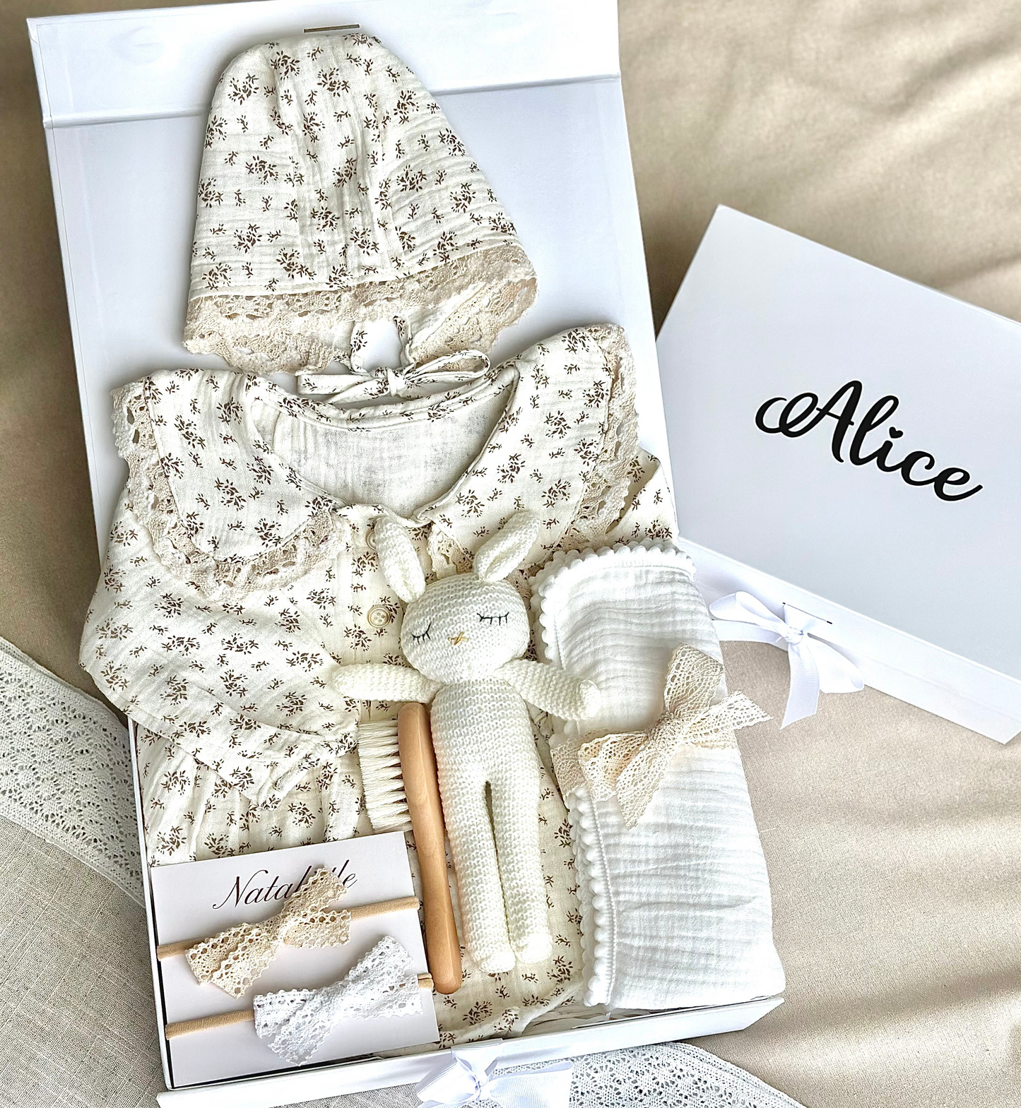 Personalized Baby Girl Gift Set