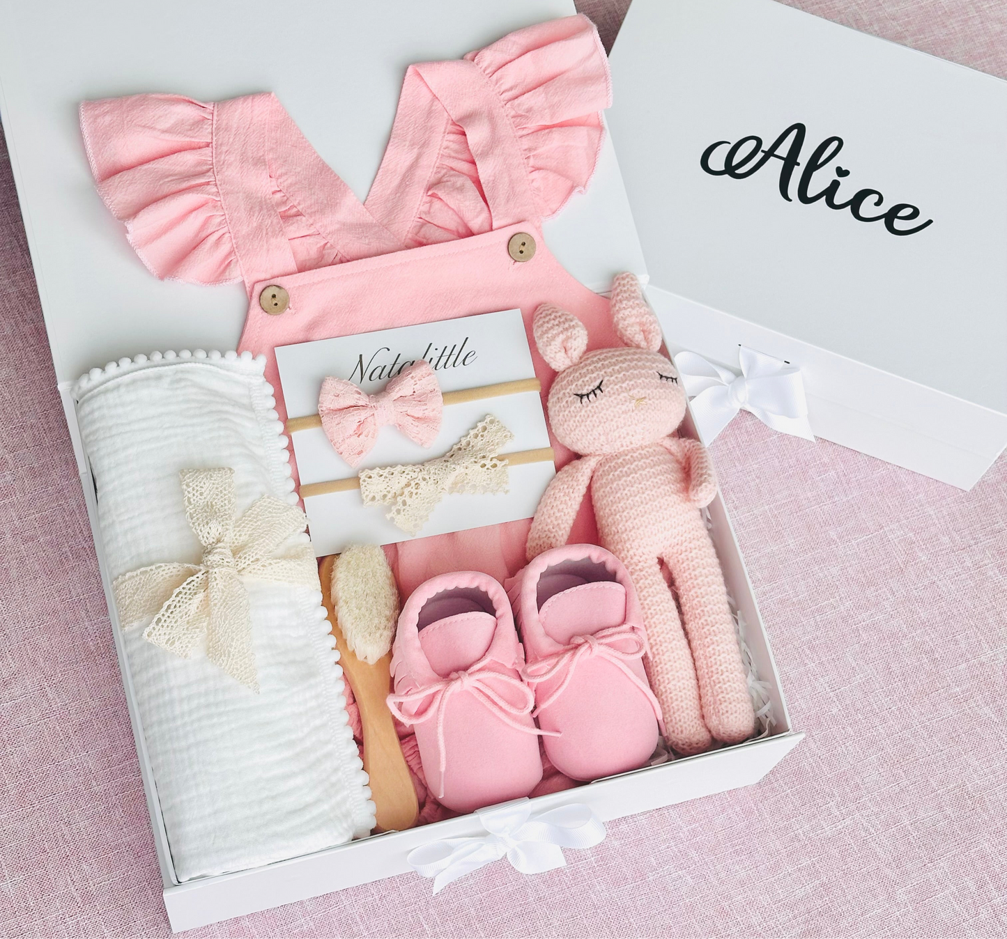 Personalized Baby Girl Gift Set