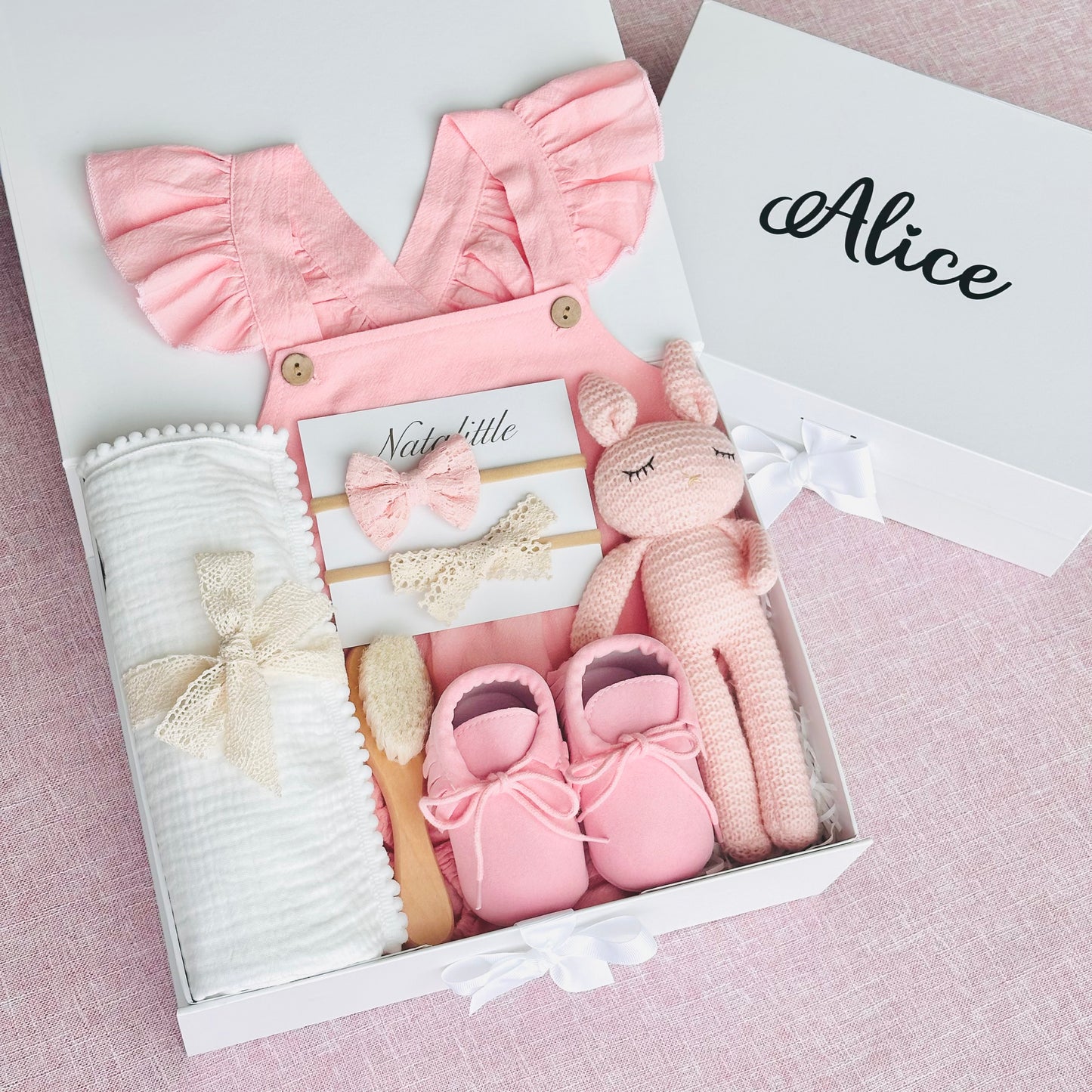 Personalized Baby Girl Gift Set