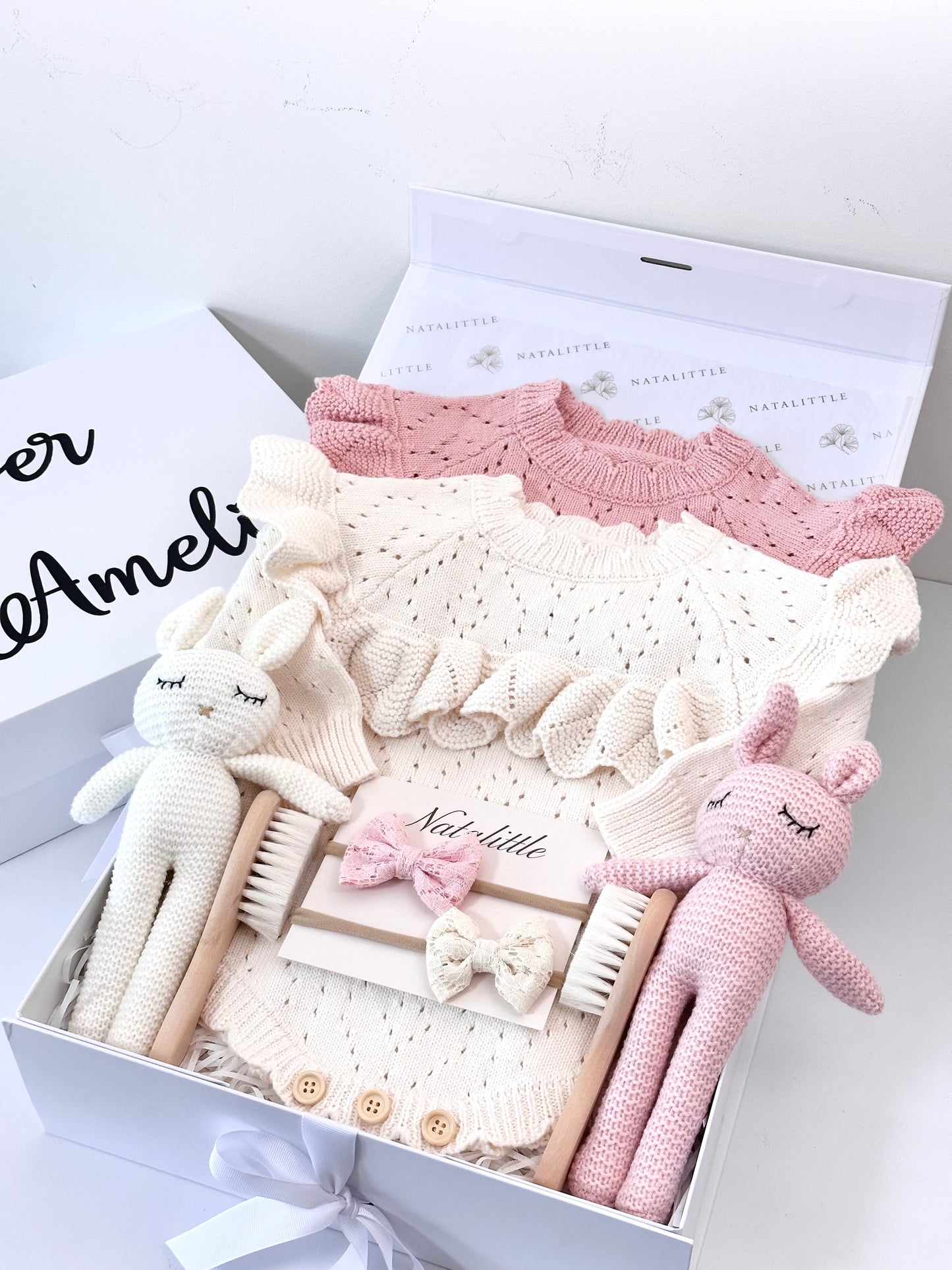 Personalized Twin Girls Gift Set