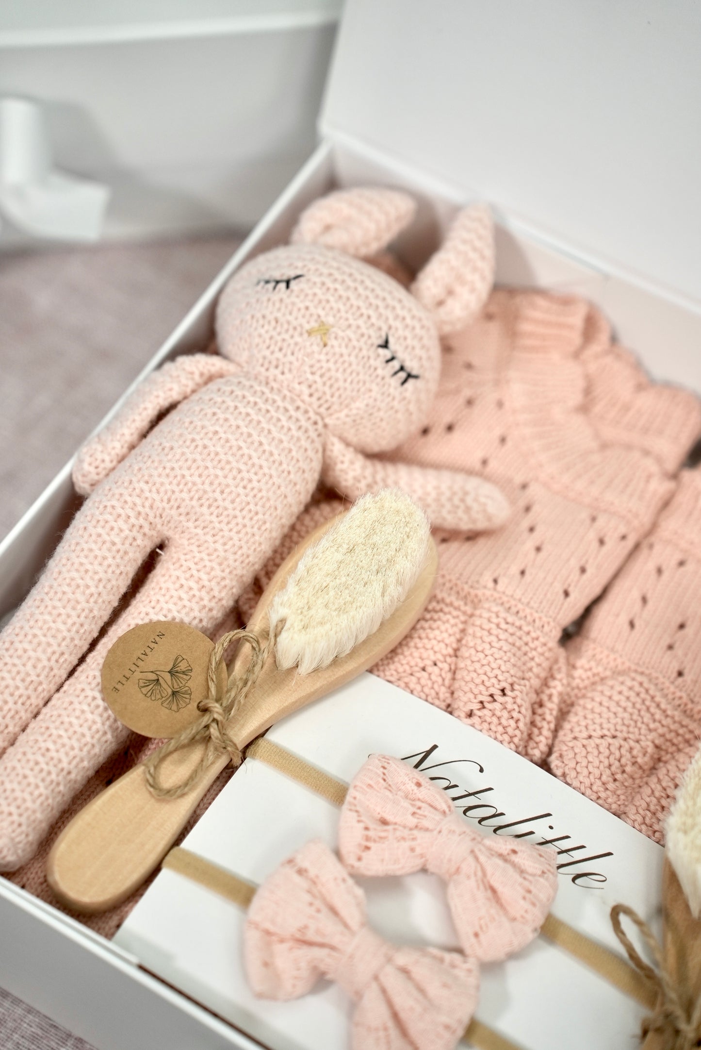Personalized Twin Baby Girls Gift Set