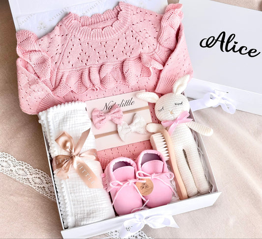 Personalized Baby Girl Gift Set