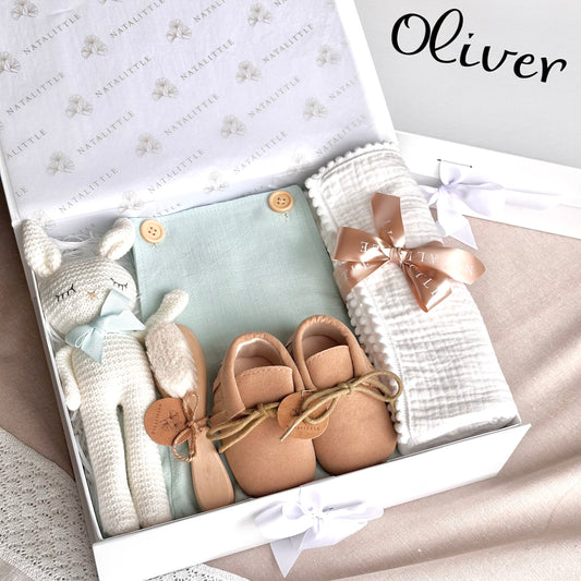 Personalized Baby Boy Gift Set