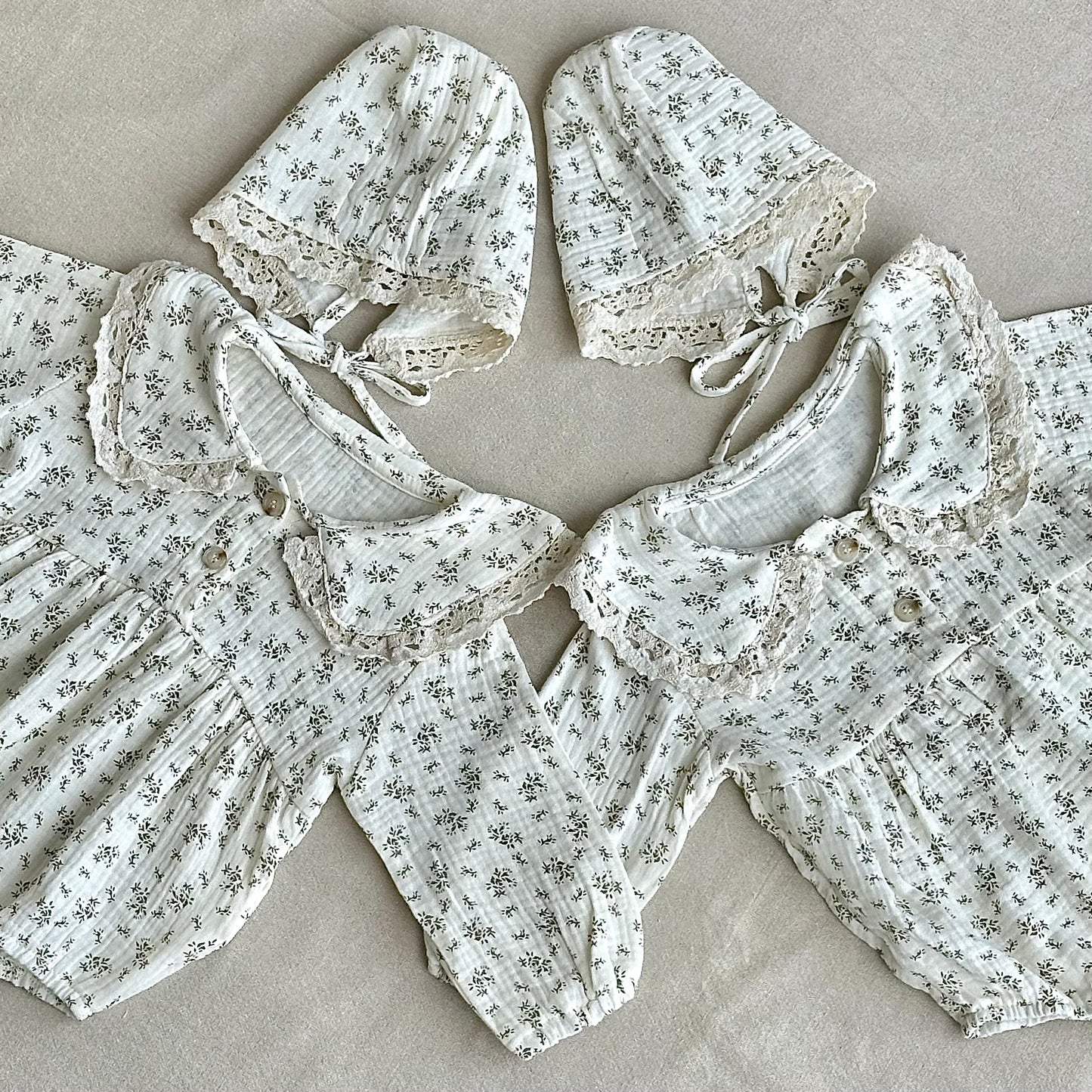 Personalized Twin Baby Girls Gift Set