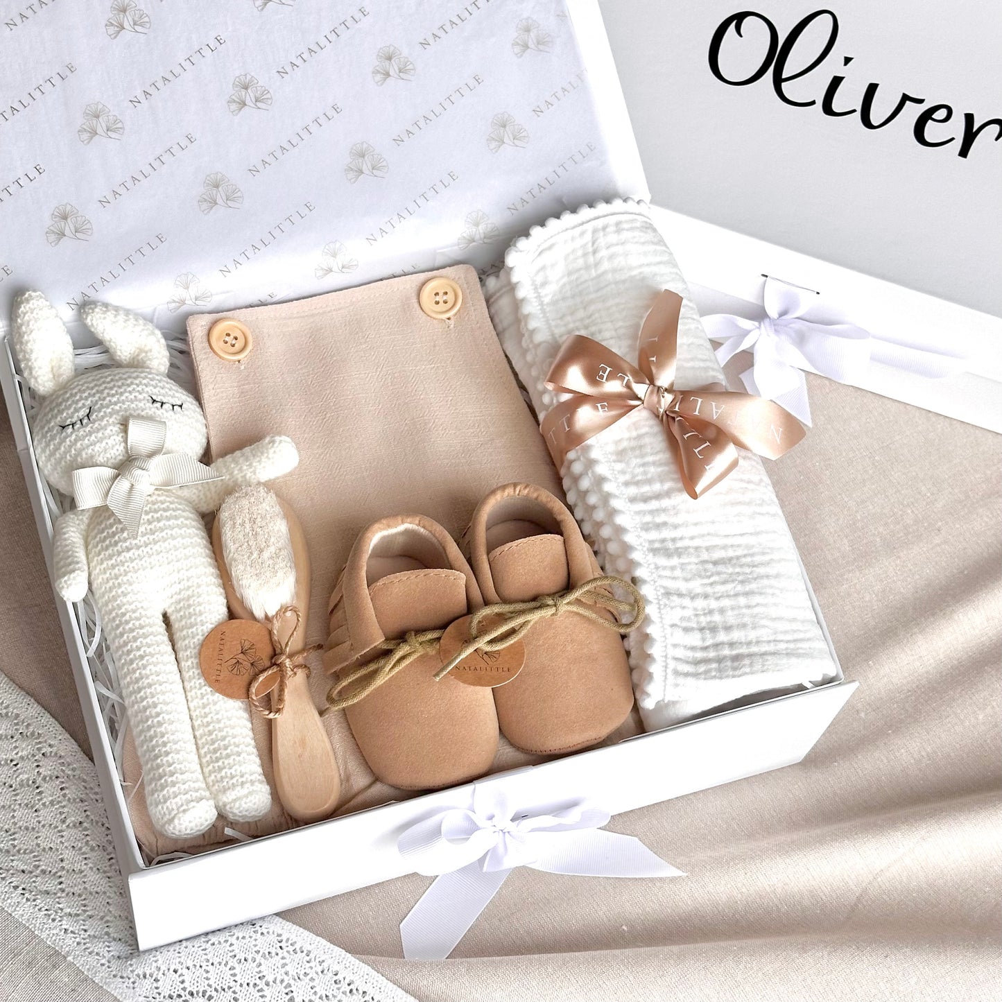Personalized Baby Boy Gift Set