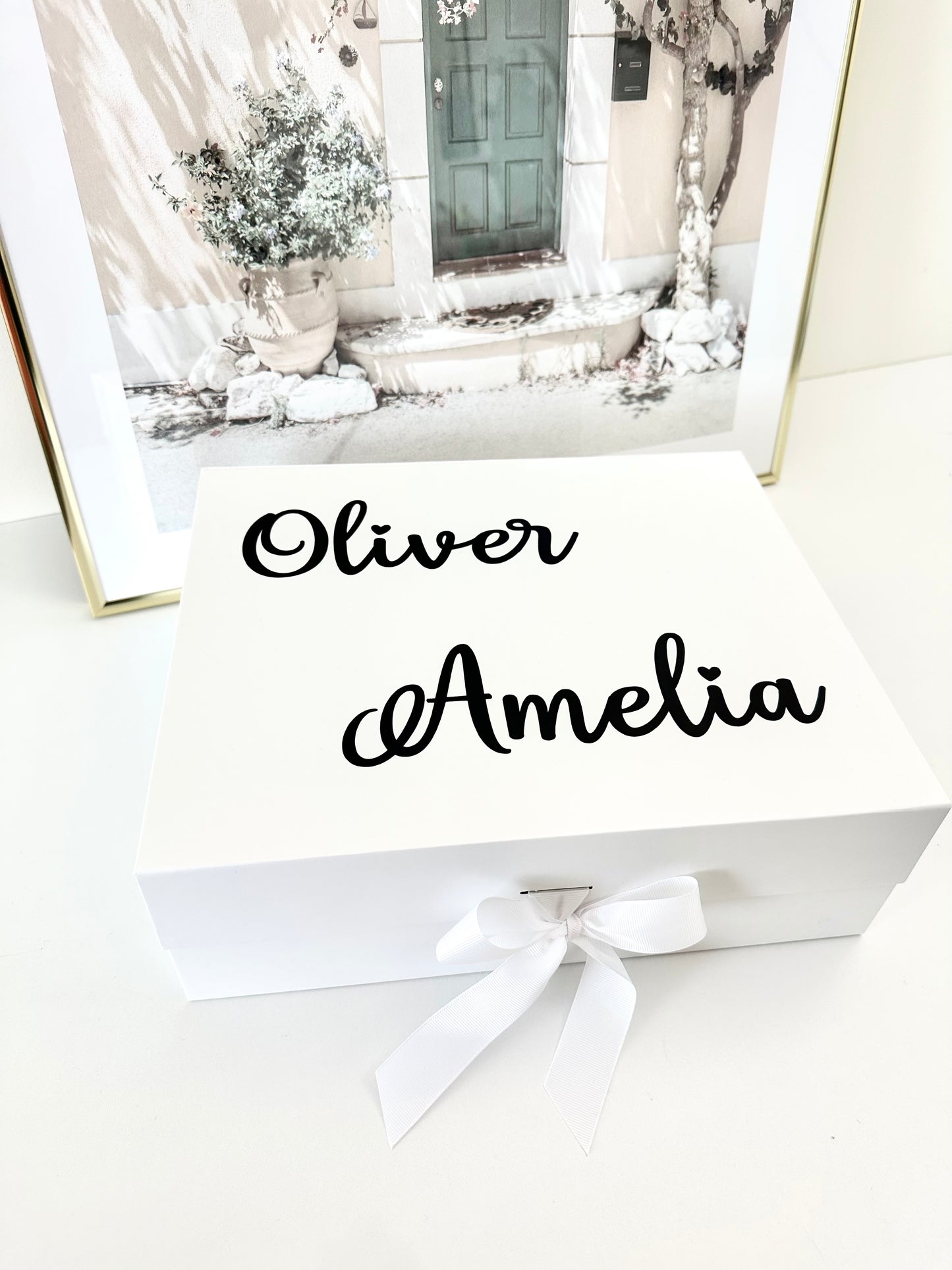 Personalized Twin Babies Gift Set